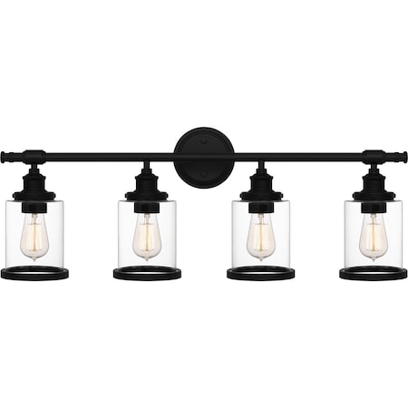 Quoizel Dixie Bath 4 Lights Matte Black DIX8632MBK